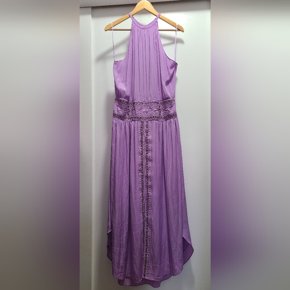 Ramy Brook Santino halter dress in Maui Lilac